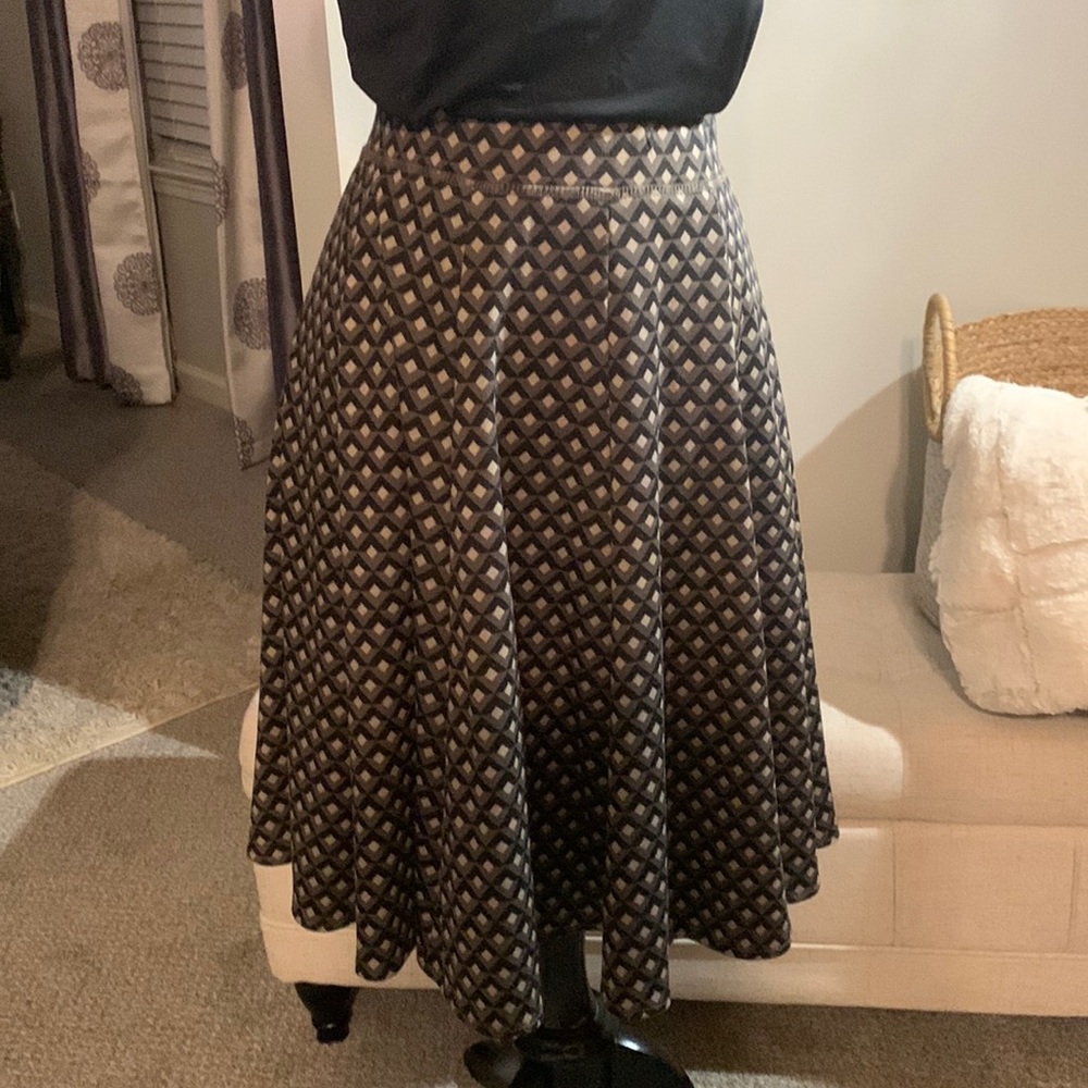 Black and Tan circle skirt